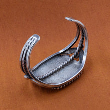 Native American Petrified Wood Cuff c1960