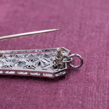 Art Deco Diamond Bar Pin/Pendant