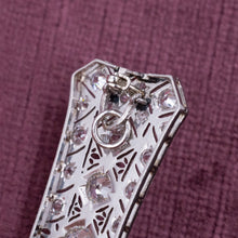 Art Deco Diamond Bar Pin/Pendant