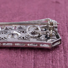 Art Deco Diamond Bar Pin/Pendant