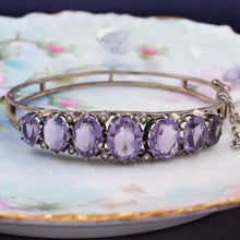 Antique Amethyst Bangle c1880