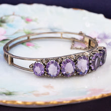 Antique Amethyst Bangle c1880