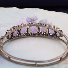 Antique Amethyst Bangle c1880