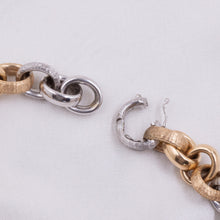 Chunky Two-Tone Cable Chain Necklace