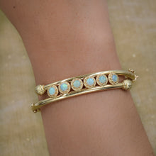 Victorian Revival Opal Bangle c1930