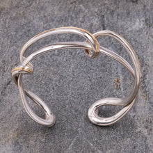 Christofle Sterling Twist Cuff c1970