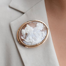 Athena & Eros Cameo Brooch c1870