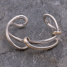 Christofle Sterling Twist Cuff c1970