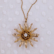 Antique Daisy Pin Pendant c1910