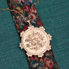 Victorian Egyptian Revival Enameled Pendant