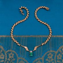 Emerald and Diamond Collar Necklace c1980