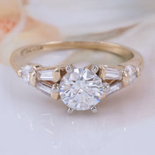 Transitional Diamond in Split Baguette Setting