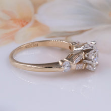 Transitional Diamond in Split Baguette Setting