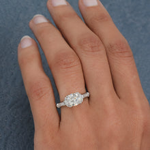 Mid-Century 1.30 Carat Transitional Diamond Ring