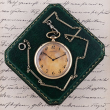 Carved Baton Link Watch Chain 1910