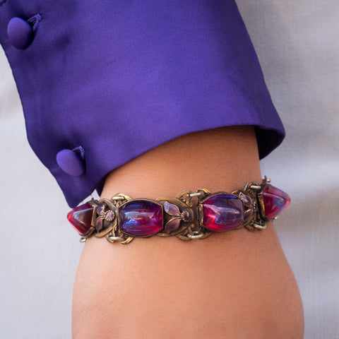 Dragon’s Breath Scarab Bracelet c. 1930s