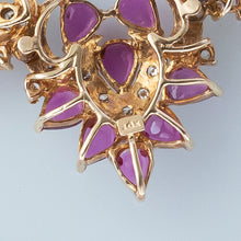 Elegant Ruby & Diamond Necklace c. 1970s