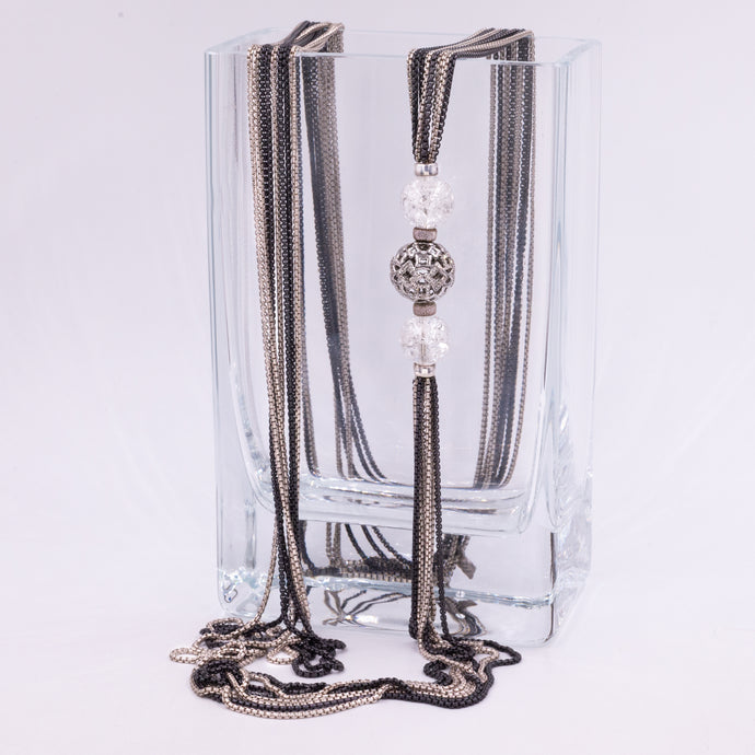 David Yurman Multi-Strand Diamond Necklace