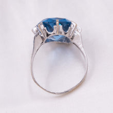 Swiss Blue Topaz Cocktail Ring