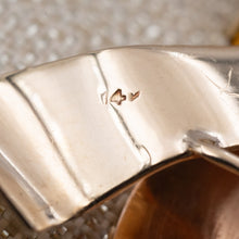 Retro Citrine Bow Pin c1940