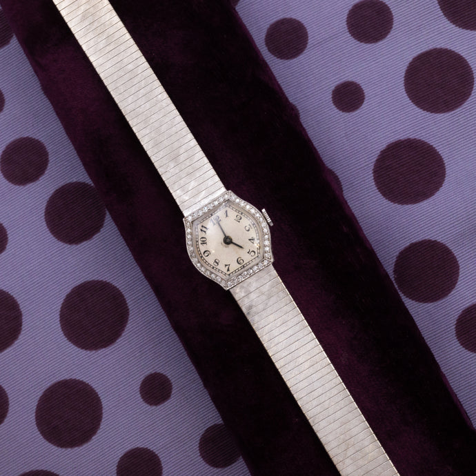 Art Deco Platinum & Diamond Watch