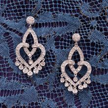 Pavé Diamond Chandelier Earrings