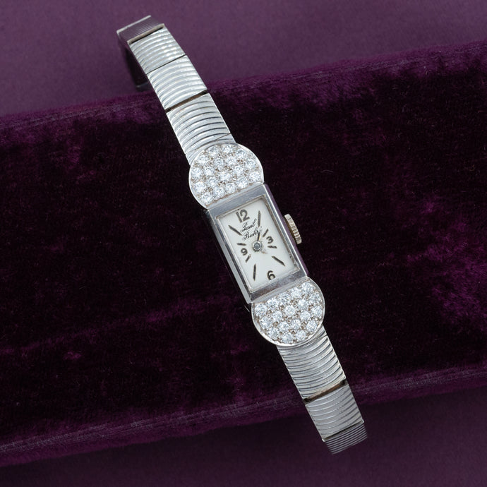 Midcentury Ladies Diamond Watch