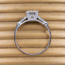 Late Art Deco 1.13 Carat Diamond Ring