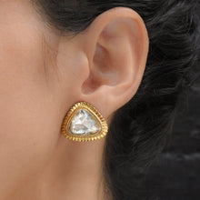 Antique Polki Diamond Earrings