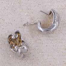 Pavé Diamond Crossover Earrings