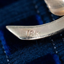 Opal & Sapphire Flower Pin c1930