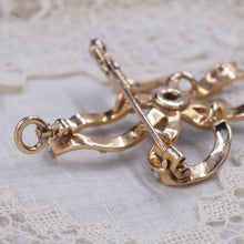 Antique Seed Pearl Bow Pin-Pendant c1910