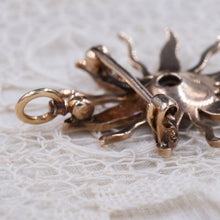 Starburst Diamond & Pearl Pin/Pendant c1905