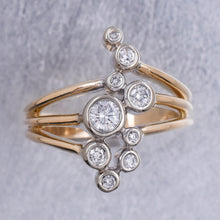 Diamond Bubbly Cocktail Ring