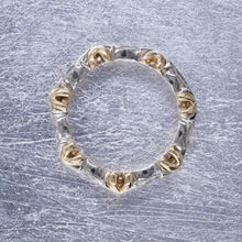 Two-Tone Marquise Diamond Eternity Band