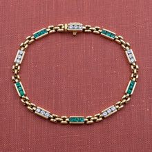 Colombian Emerald & Diamond Bracelet c. 1960s