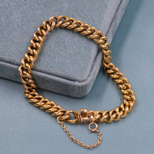 Gold Curb Chain Bracelet