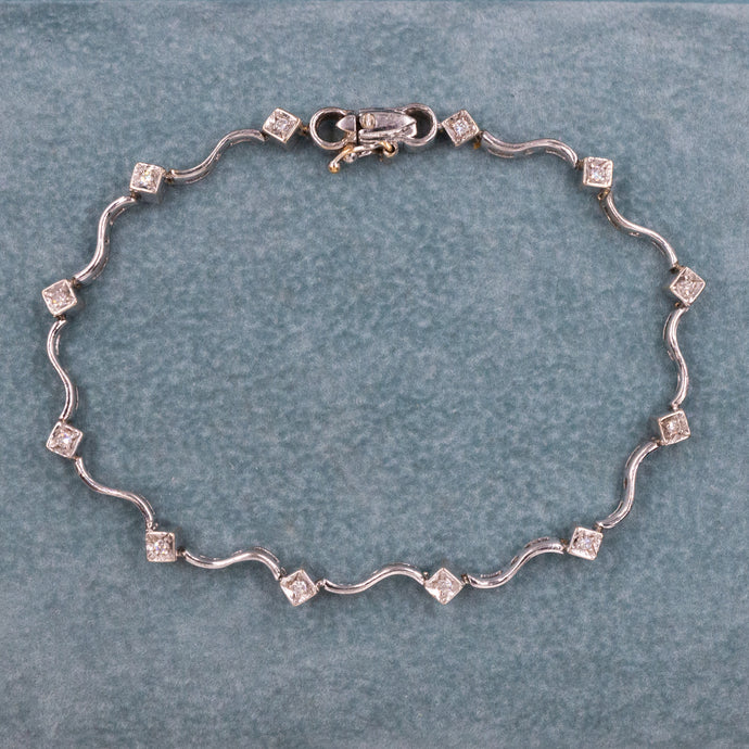 Diamond Waves Bracelet