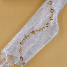 Citrine Lattice Link Bracelet