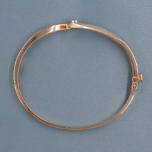 Diamond Solitaire Bypass Bangle c1980
