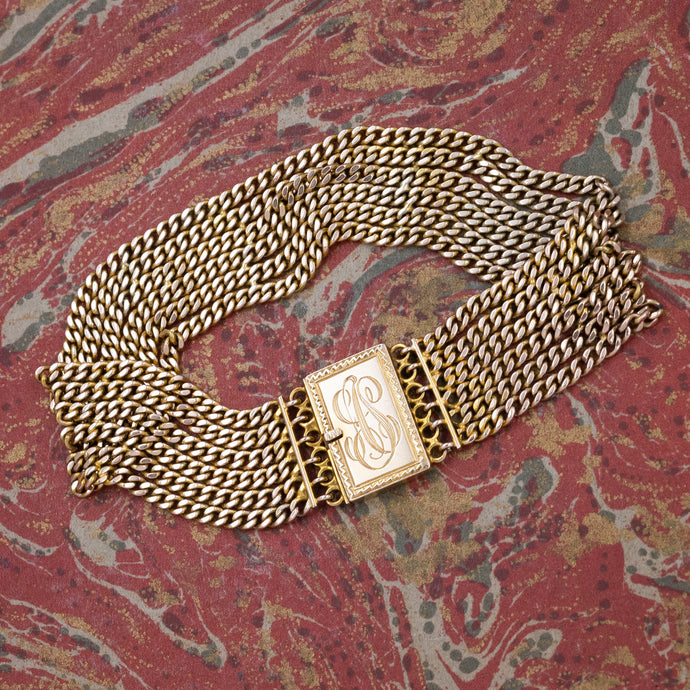 Retro-Era Multi-Strand Bracelet