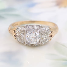 Art Deco Diamond Cluster Ring