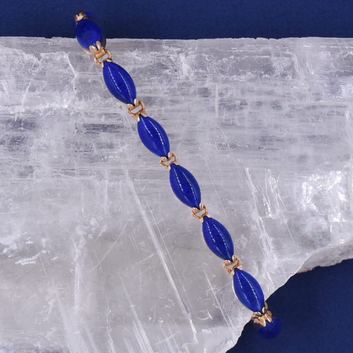 Imperial Lapis Line Bracelet