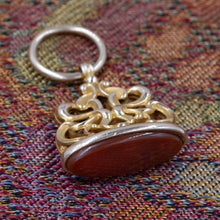 Art Nouveau Carnelian Fob c1900