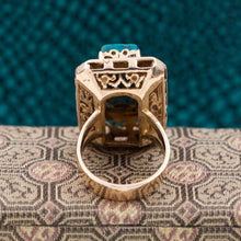 18k Mayan-Inspired Cocktail Ring