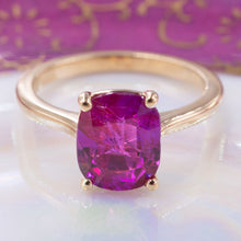 Untreated Burmese Ruby Solitaire