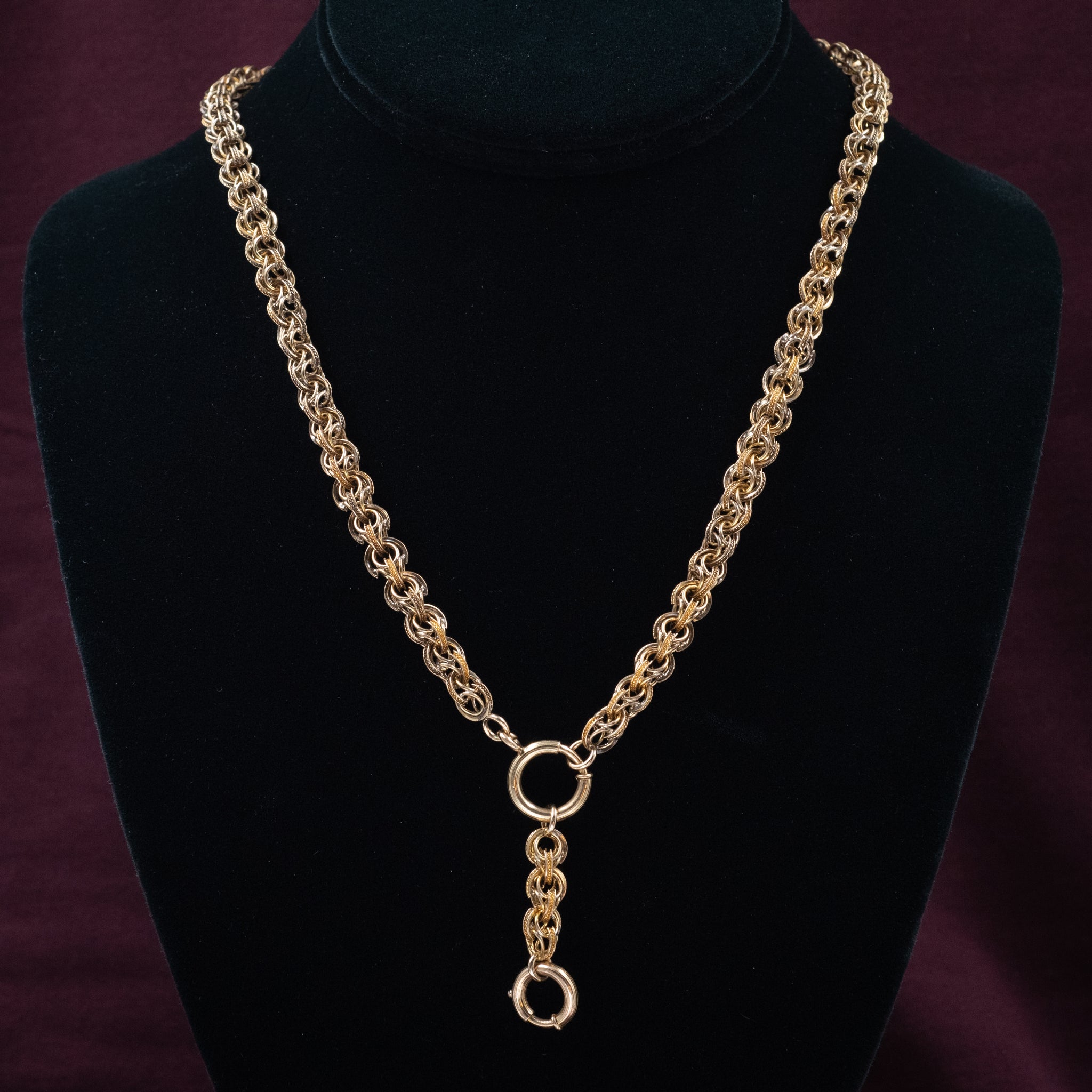Victorian Double Link Chain c. 1890s – Pippin Vintage Jewelry