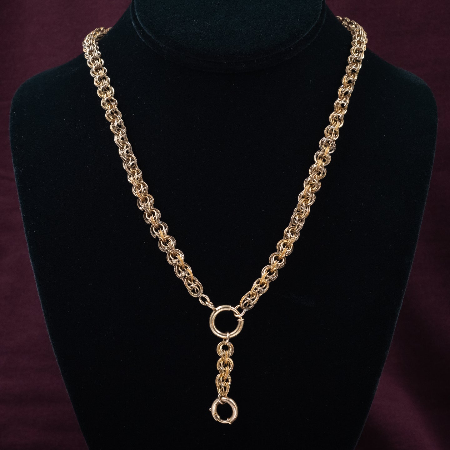 Victorian Double Link Chain c. 1890s