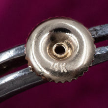 Diamond-Studded Pear Drop Earrings