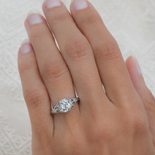 Art Deco One Carat Diamond Filigree Ring